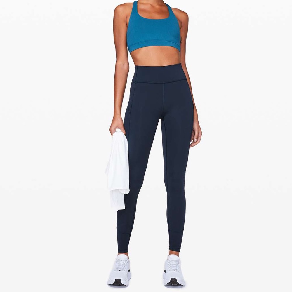 Lululemon In Movement Tight 25” Navy Leggings